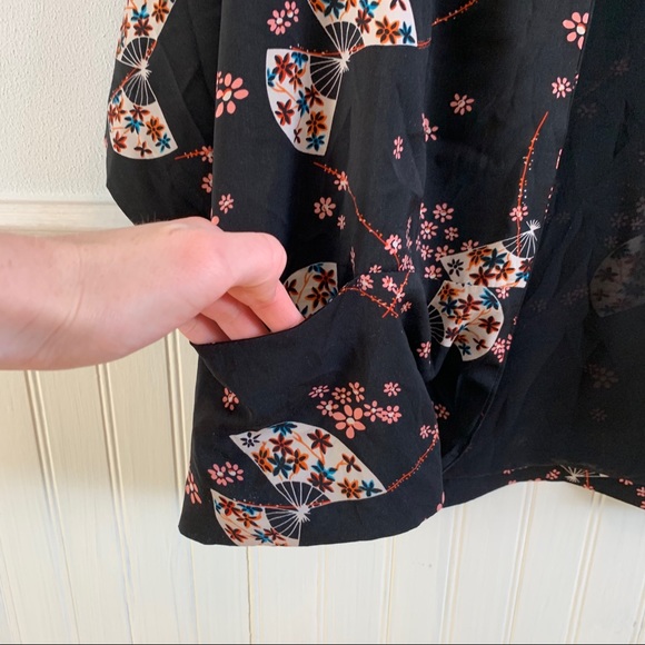 FOREVER 21 Short Sleeve Boho Kimono Cardigan Top - Picture 3 of 12